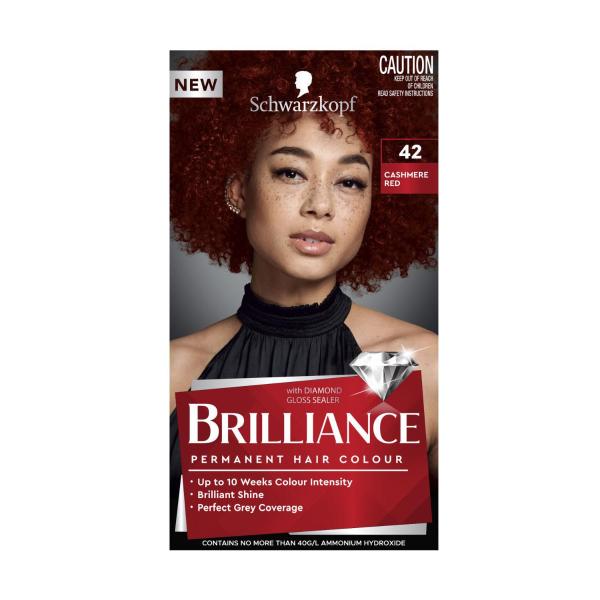 SCHWARZKOPF BRILLIANCE CASHMERE RED 42 1 PACK