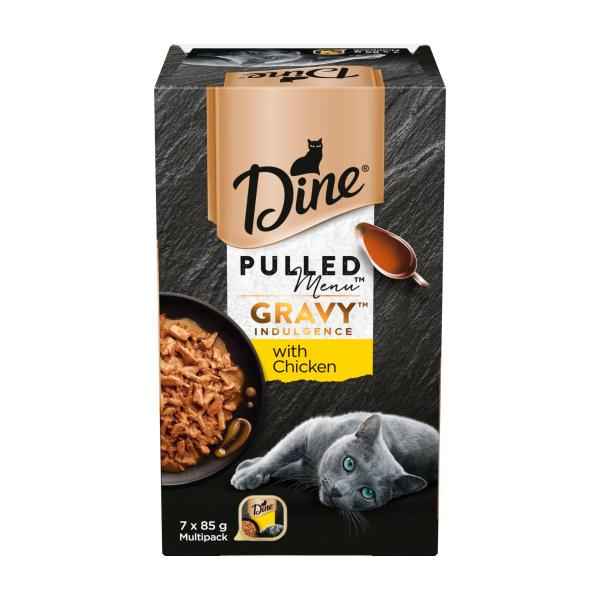 Pulled Menu Chicken In Gravy Cat Food 7X85g