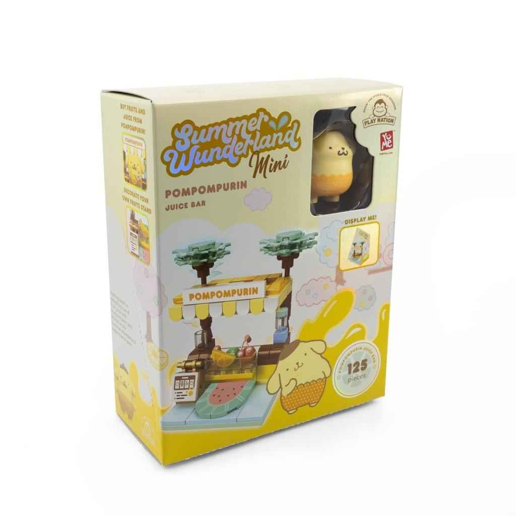 Hello Kitty - YuMe Blocks Summer Wunderland Mini Series Pompompurin Juice Bar