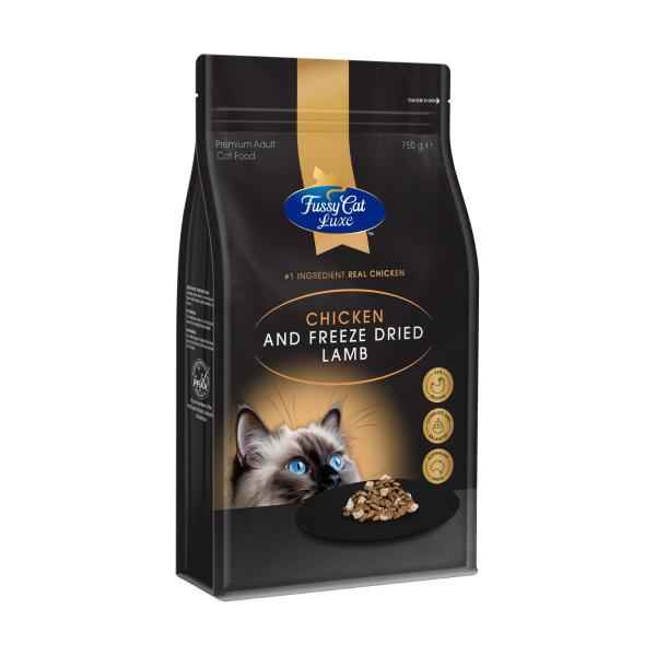 Luxe Dry Cat Food Farm Raised Chicken With Freeze Dried Lamb