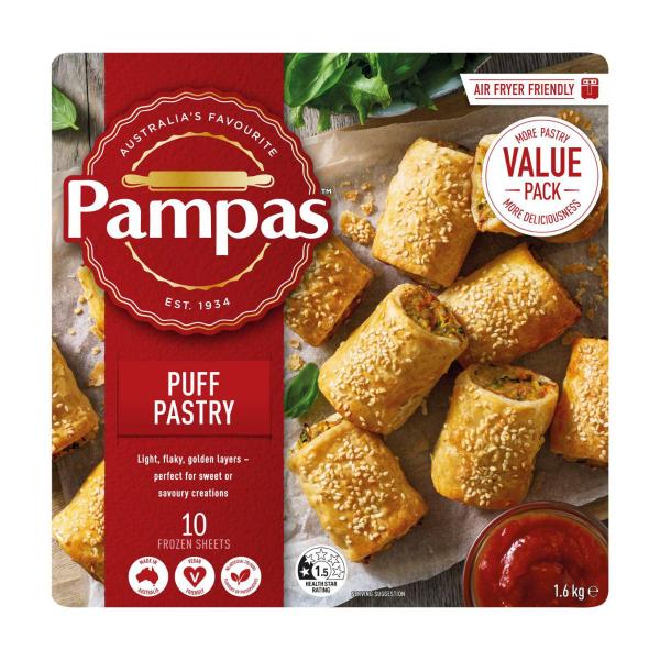PAMPAS BULK PACK FROZEN PASTRY PUFF