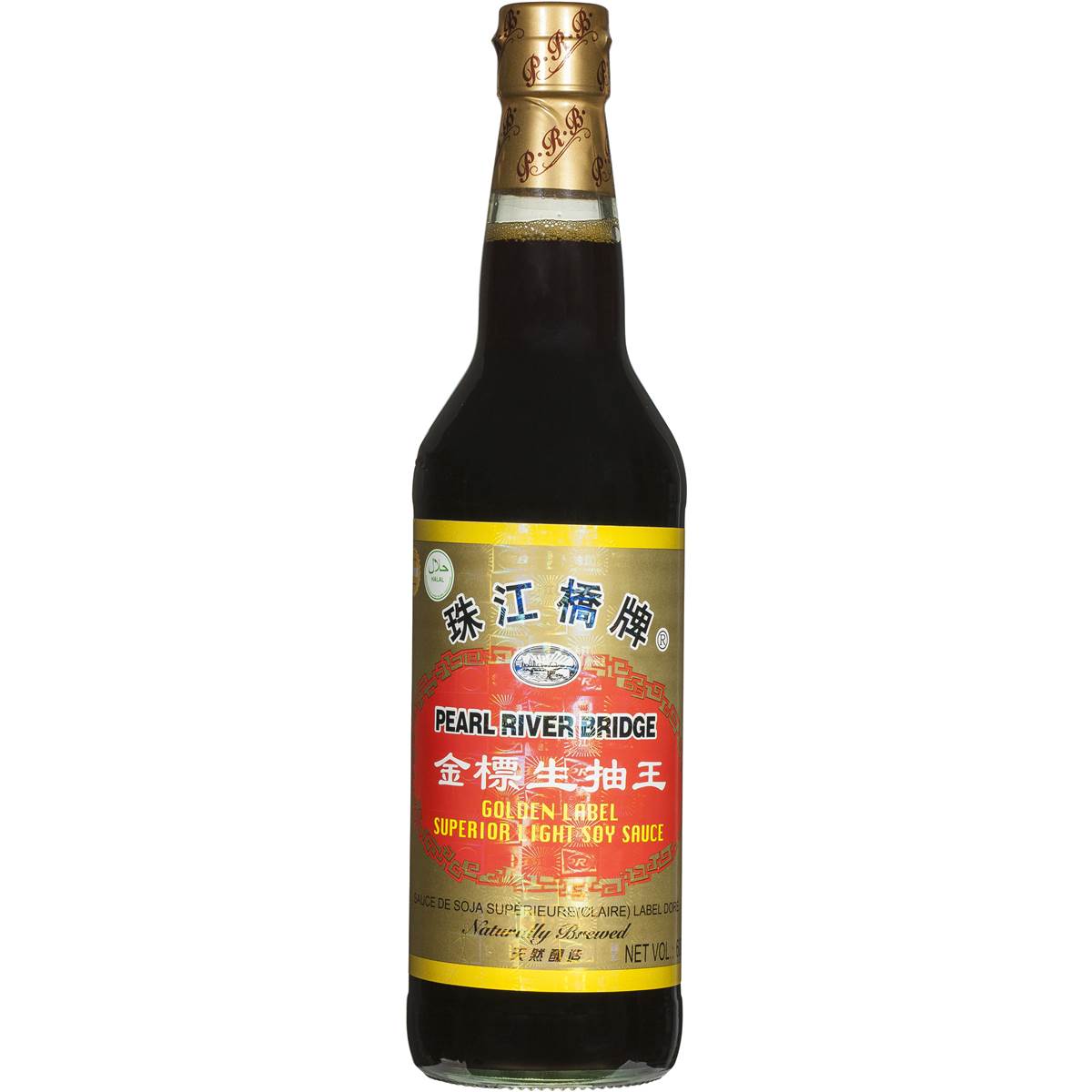 Pearl River Bridge Soy Sauce Gold Label 600ml