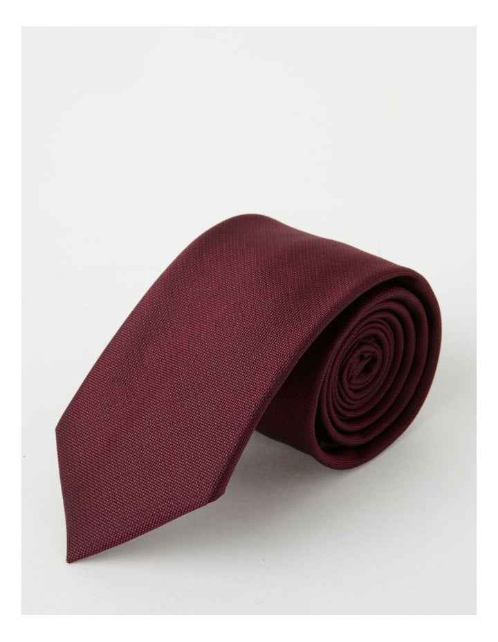 Plain Tie in Burgandy