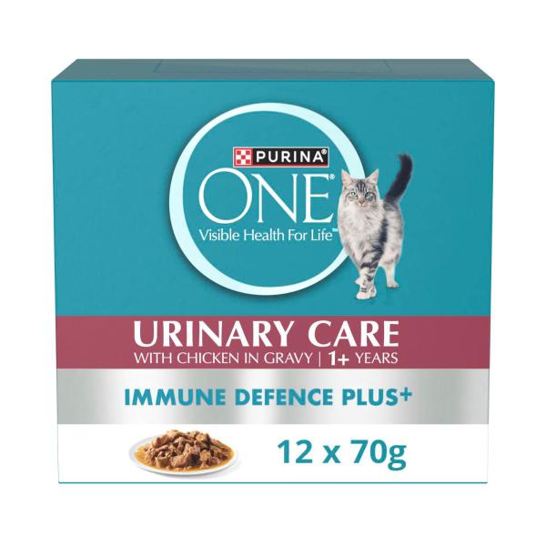 One Urinary Care With Chicken In Gravy Cat Food 12x70g