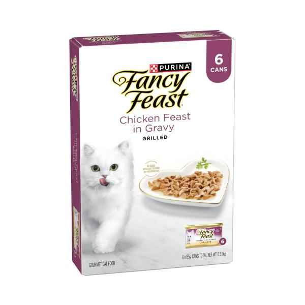 Grilled Chicken Feast In Gravy Cat Food 6X85g