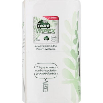 icare 100% Recycled Luxury 3 Ply Toilet Tissue 8 pack