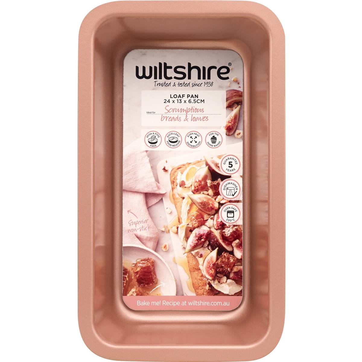 Wiltshire Rose Gold Loaf Pan Each