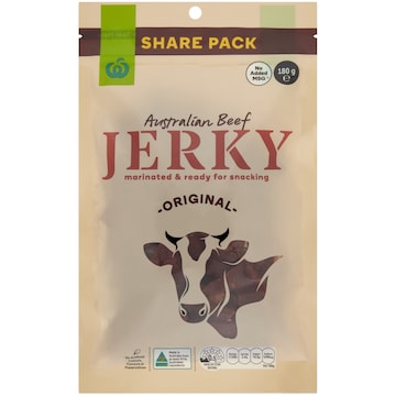 Woolworths Beef Jerky Original 180g