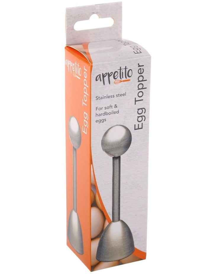 Stainless Steel Egg Topper in Silver
