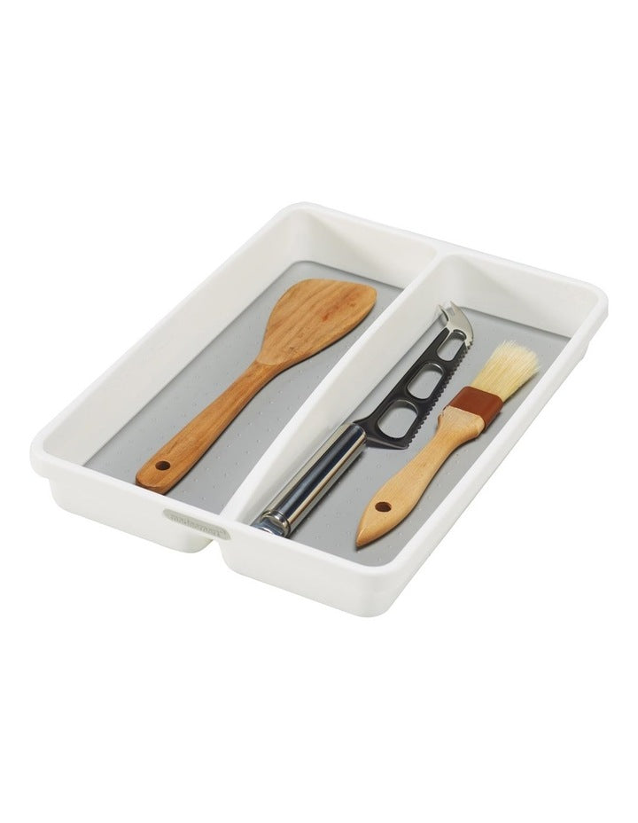Mini Utensil Tray 32.4 X 23 X 4.8cm in White