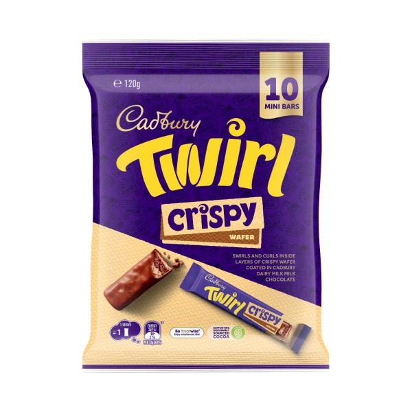 Dairy Milk Chocolate Twirl Crispy Sharepack