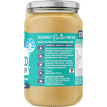 Mayver's Unsalted Smunchy Peanut Butter 375g