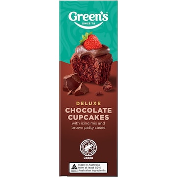 Green's Deluxe Chocolate Cupcake Mix 450g