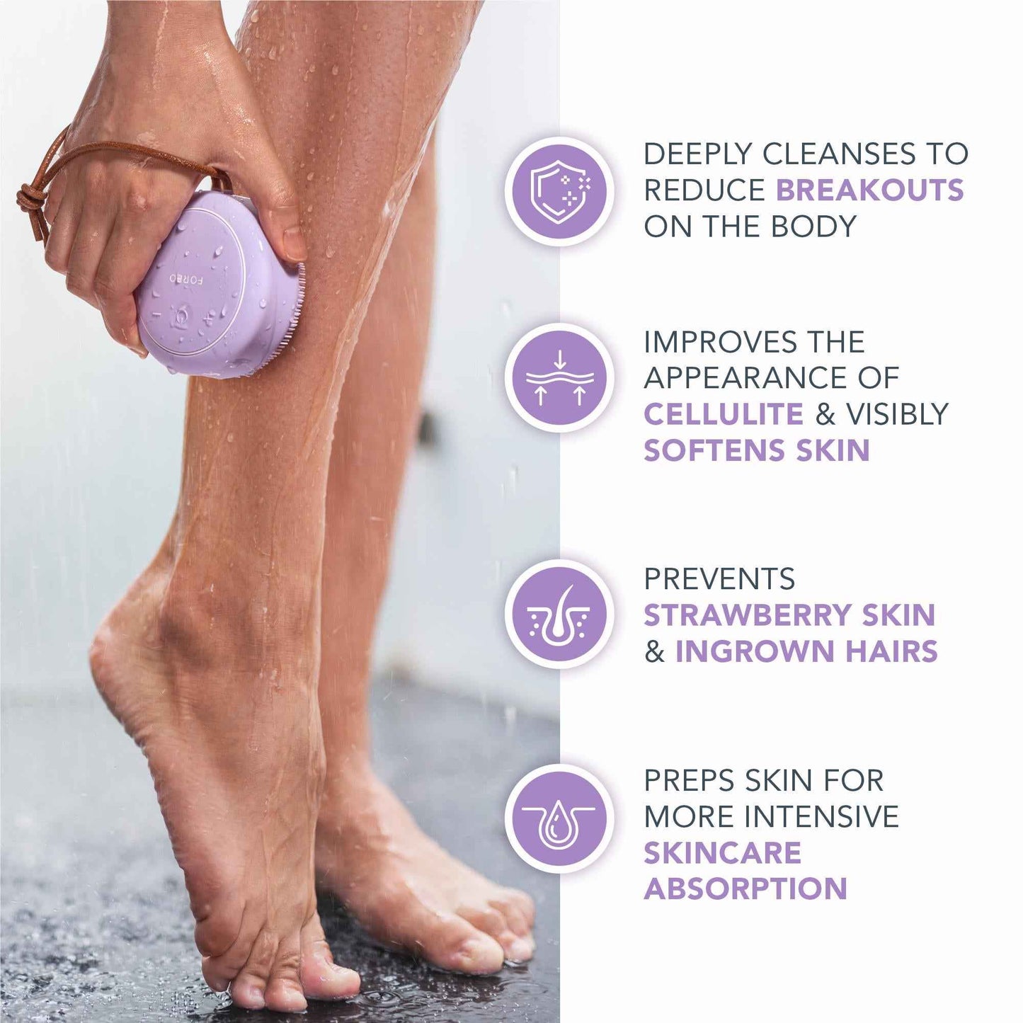 Foreo Luna 4 Body Brush (Lavender)