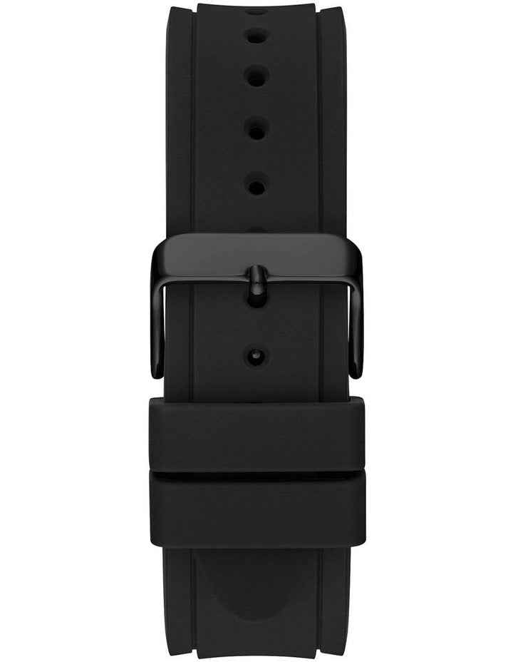 Charter Black Silicone Watch