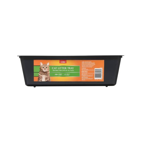COLES CAT LITTER TRAY 1PACK