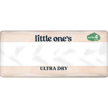 Little One's Ultra Dry Nappies Size 4 Toddler (9-14kg) 50 pack