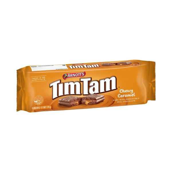 Tim Tam Chocolate Biscuits Chewy Caramel