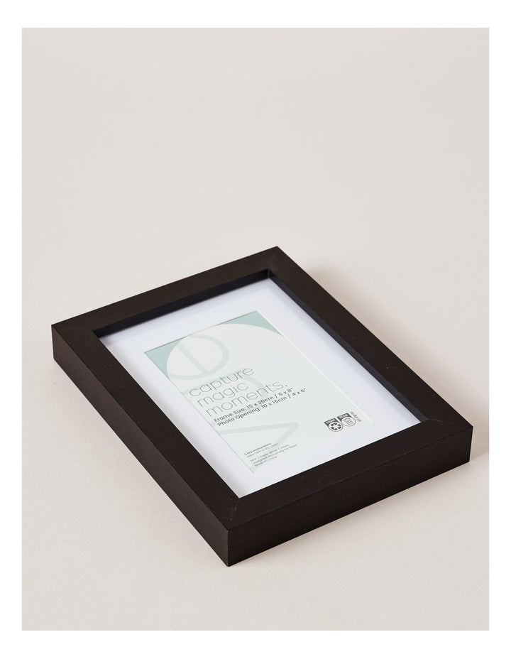 Photo Frame 15x20/10x15cm in Black