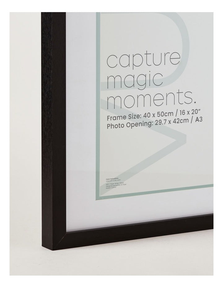 Photo Frame 40x50cm/A3 in Black