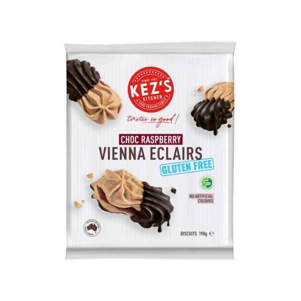 Gluten Free Chocolate Raspberry Vienna Eclair