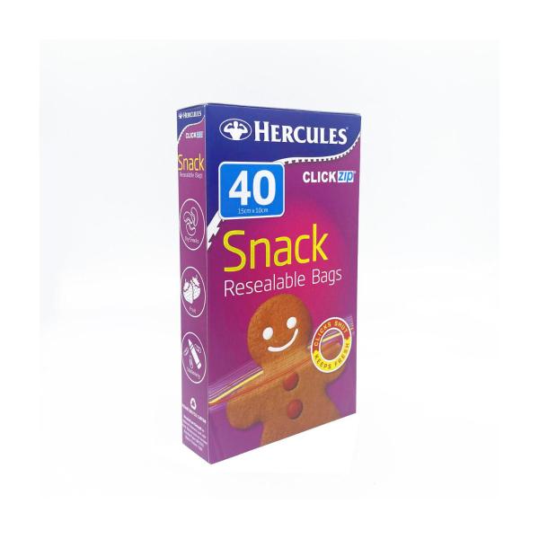 Clickzip Snack Bags Small 15cm x 10cm