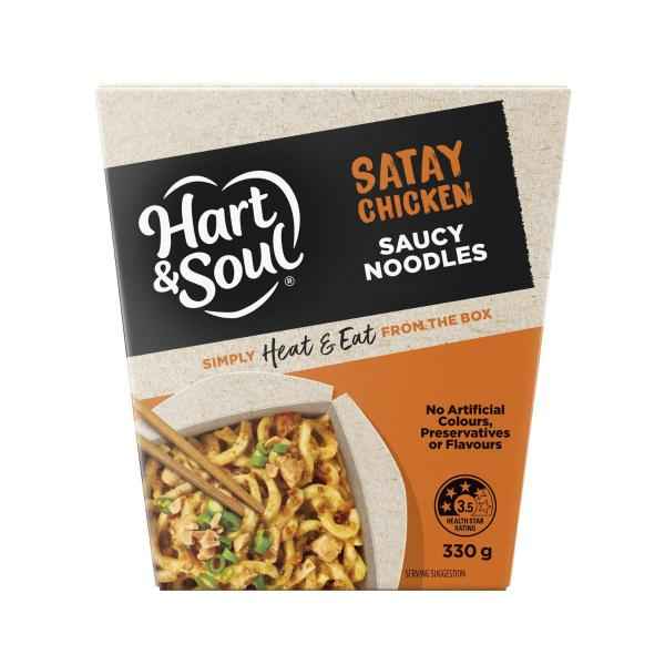 Saucy Noodles Ready Meal Satay Chicken