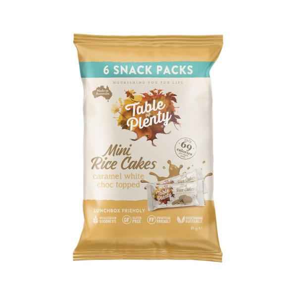 Snack Pack Topped Sweet Mini Rice Cakes Caramel