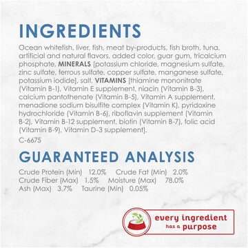Fancy Feast Ocean whitefish & Tuna Adult Wet Cat Food 85g