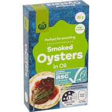 Woolworths Smoked Oysters In Oil 85g