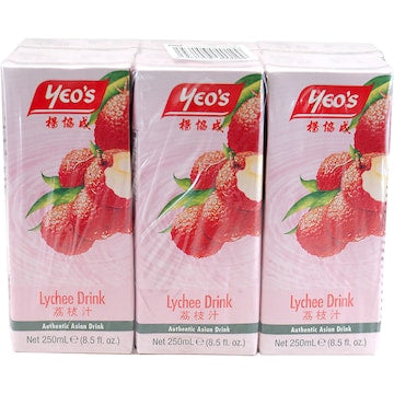 Yeo's Drink Lychee 250mL x 6 pack