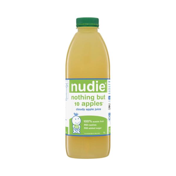 NUDIE NOTHING BUT 100% FRESH JUICE:APPLE:.:1 LITRE