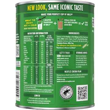 Milo Malt Drinking Chocolate Powder Hot Or Cold 460g