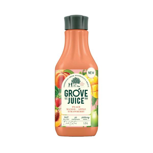 GROVE JUICE MANGO PEACH APPLE STRAWBERRY JUICE 1.5L