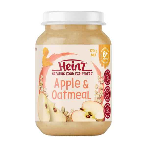 Apple & Oatmeal Puree Baby Food Jar 6+ Months
