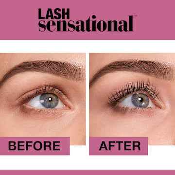 Maybelline Lash Sensational Washable Mascara - Blackest Black 9.5mL