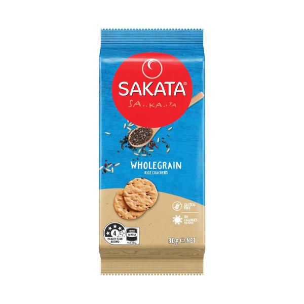 SAKATA RICE CRACKERS:WHOLEGRAIN:.:80 GRAM
