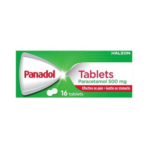 PANADOL PARACETAMOL PAIN RELIEF TABLETS 16PK