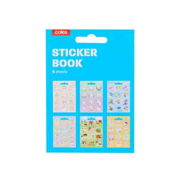 COLES STICKER BOOK
