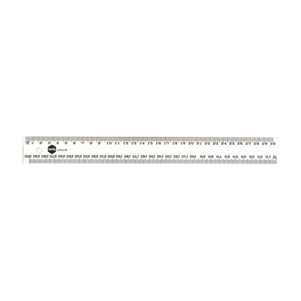 MARBIG CLEAR PLATIC RULER 30CM