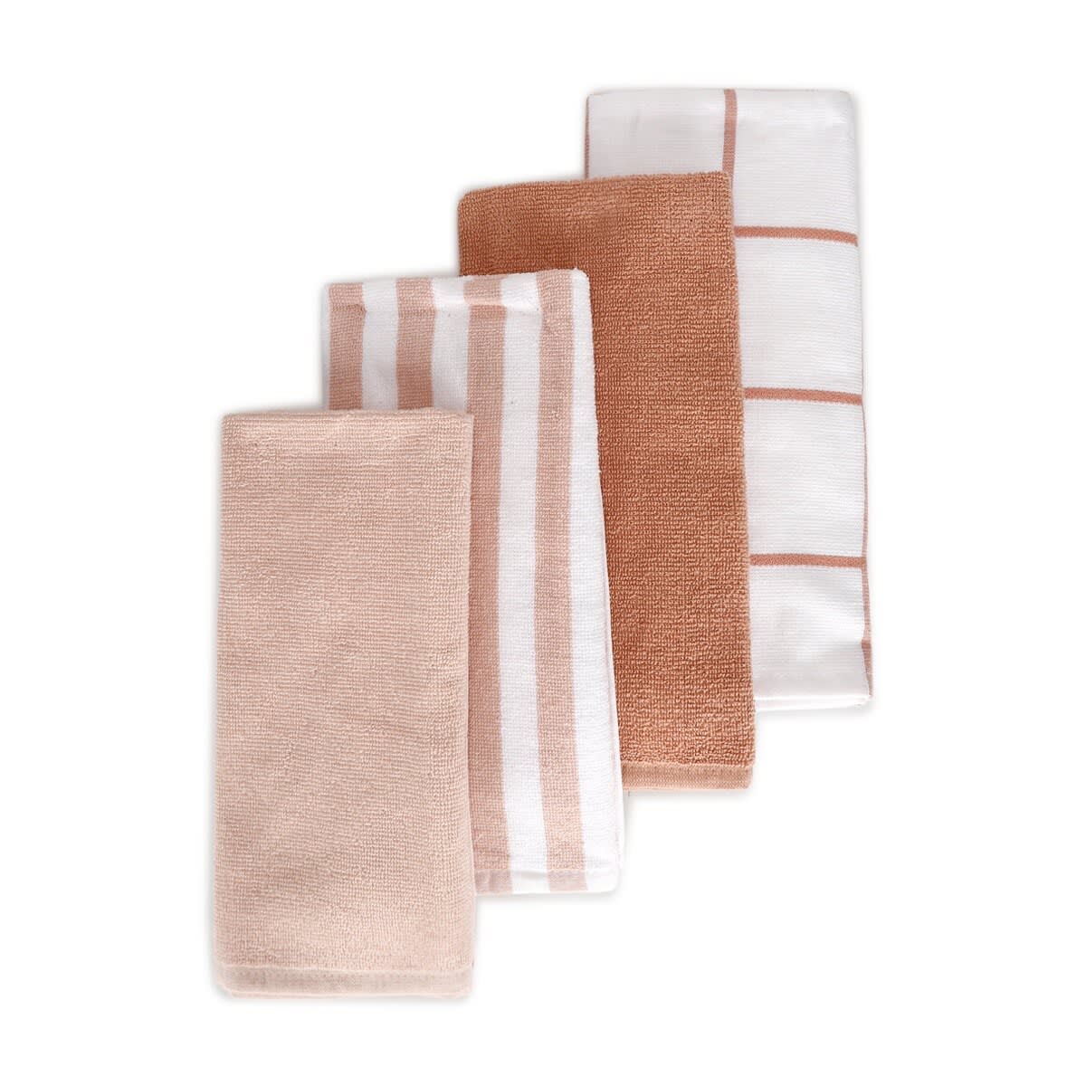 4 Pack Sunset Linear Terry Tea Towels