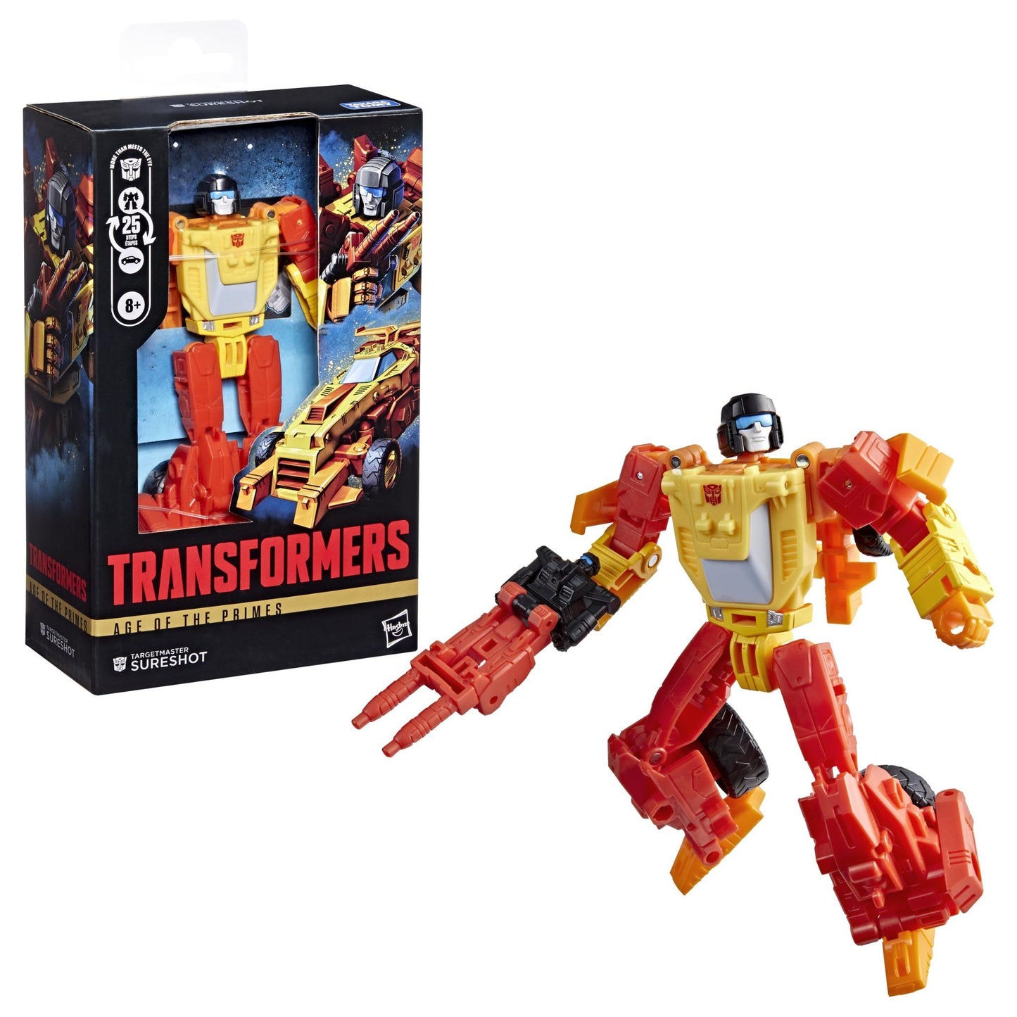 Transformers - Age of the Primes Deluxe Class Targetmaster Sureshot Figure