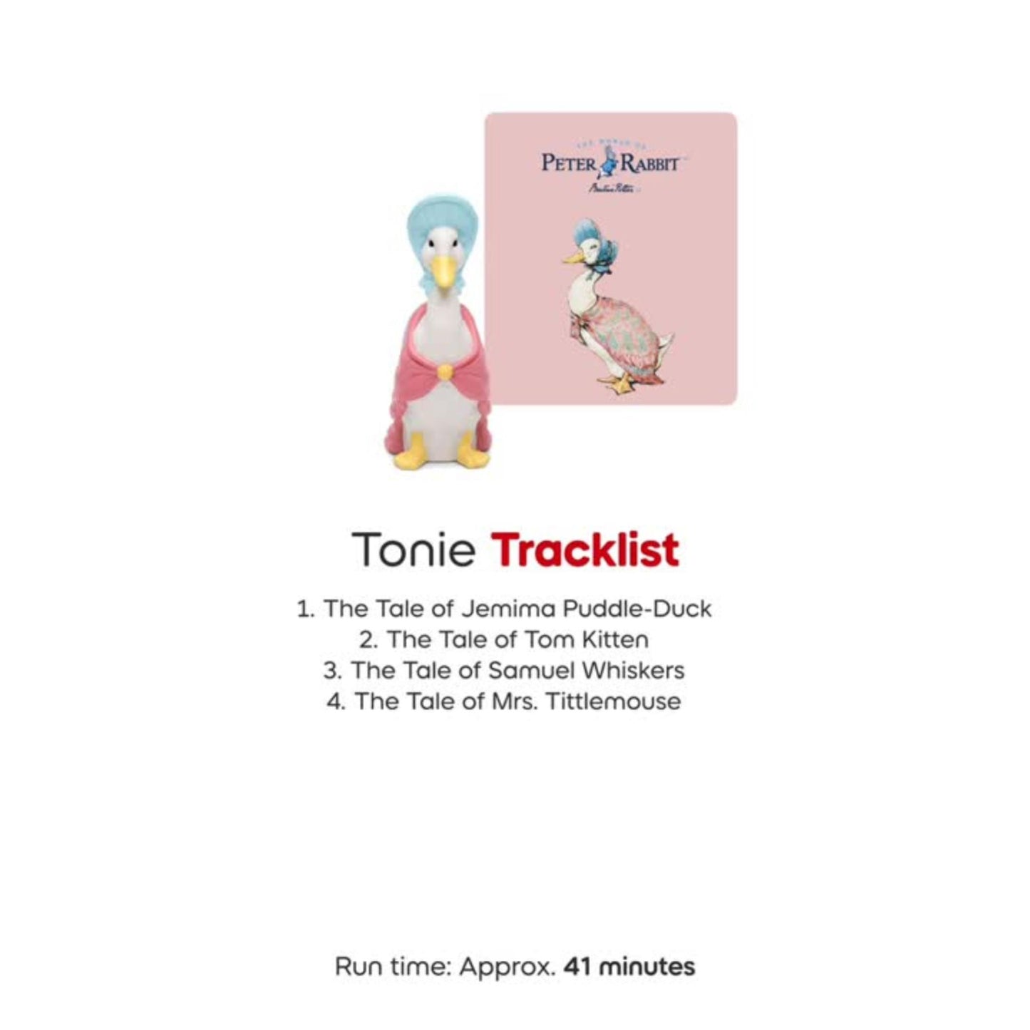Peter Rabbit - Jemima Puddle-Duck Tonie Audio Character