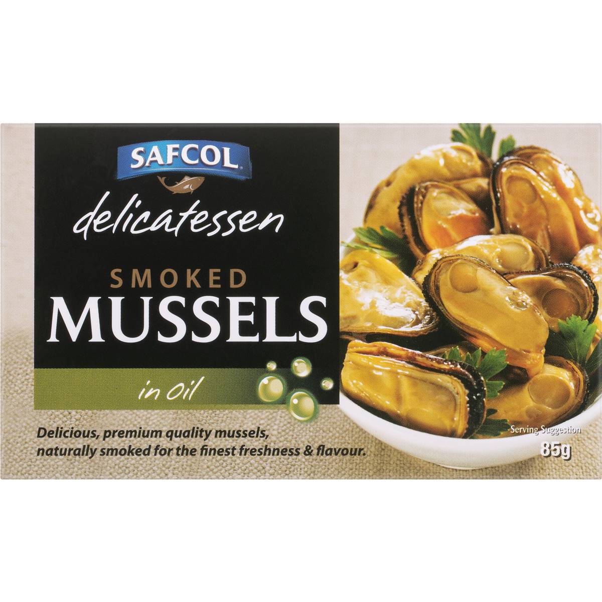 Safcol Smoked Mussels In Oil 85g
