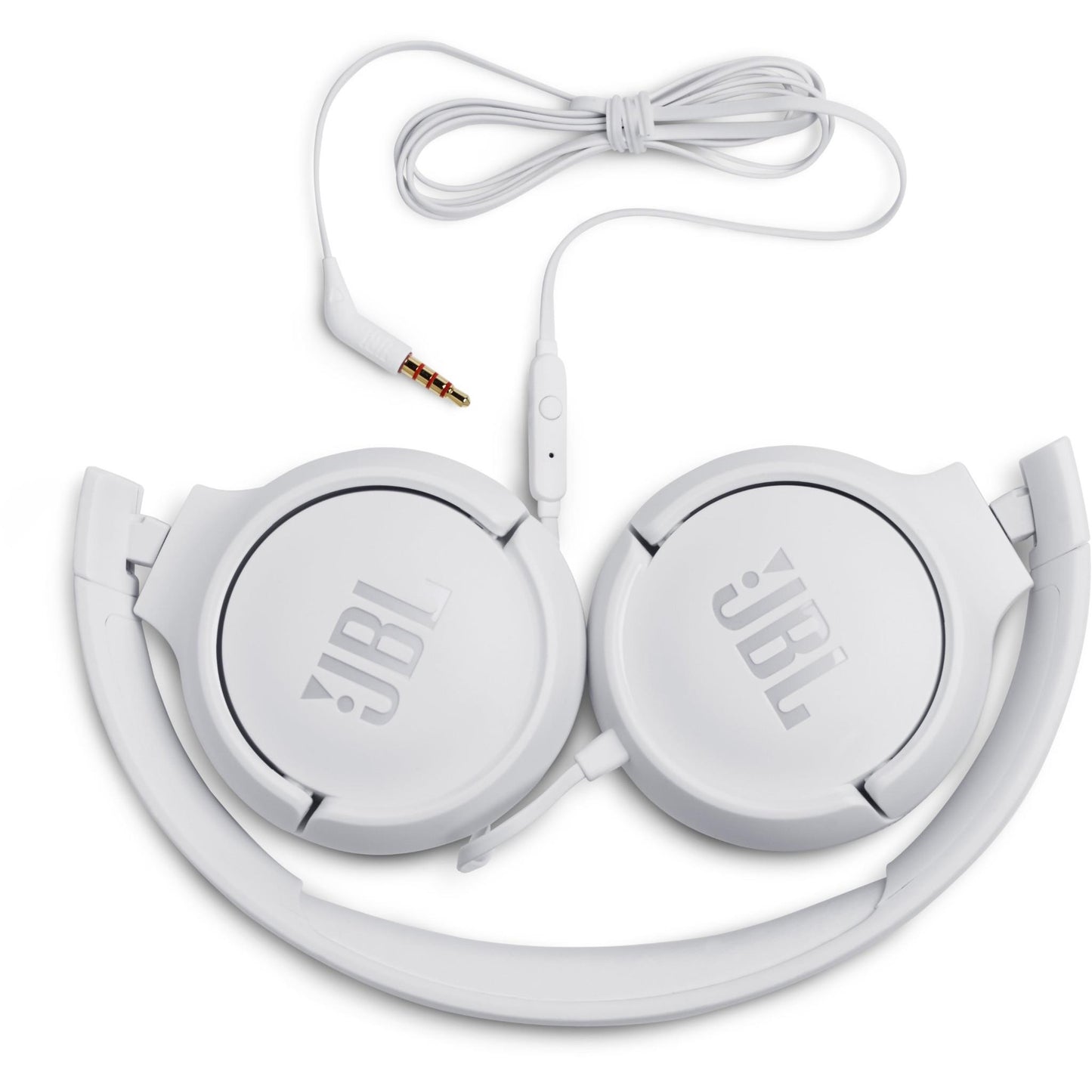 JBL Tune 500 Wired On-ear Headphones (White)