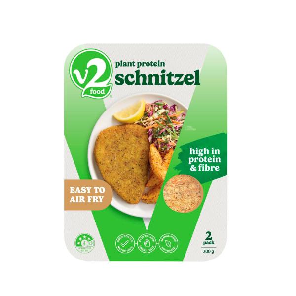 V2 PLANT PROTEIN SCHNITZEL 2PK 300G