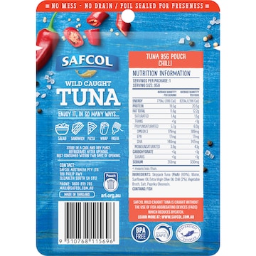 Safcol Wild Caught Tuna Chilli 95g