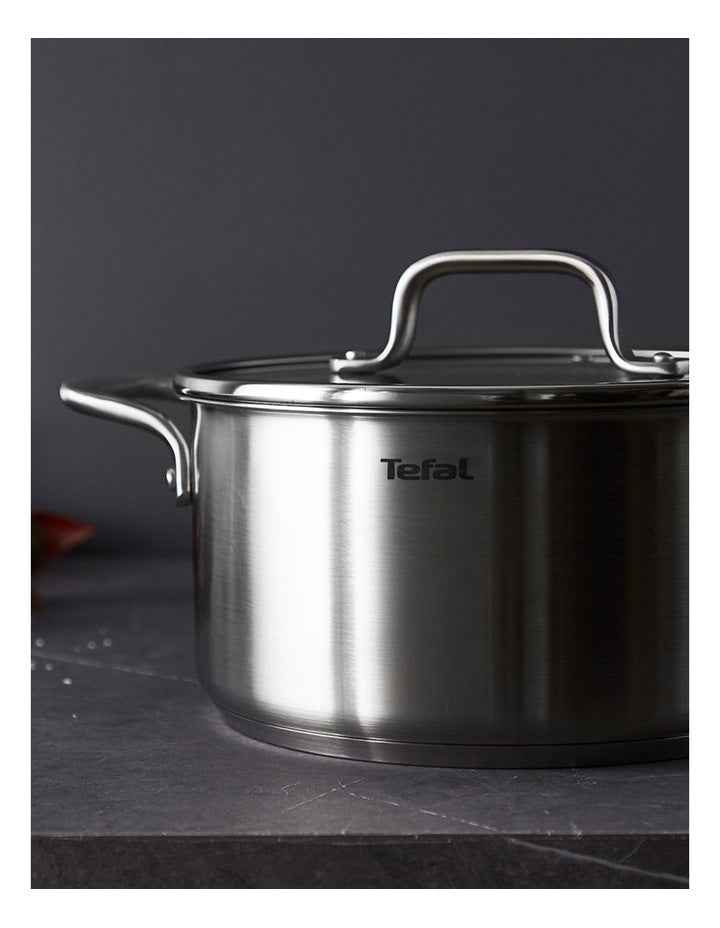 Induction Pot Set 3 Piece in Stainless Steel