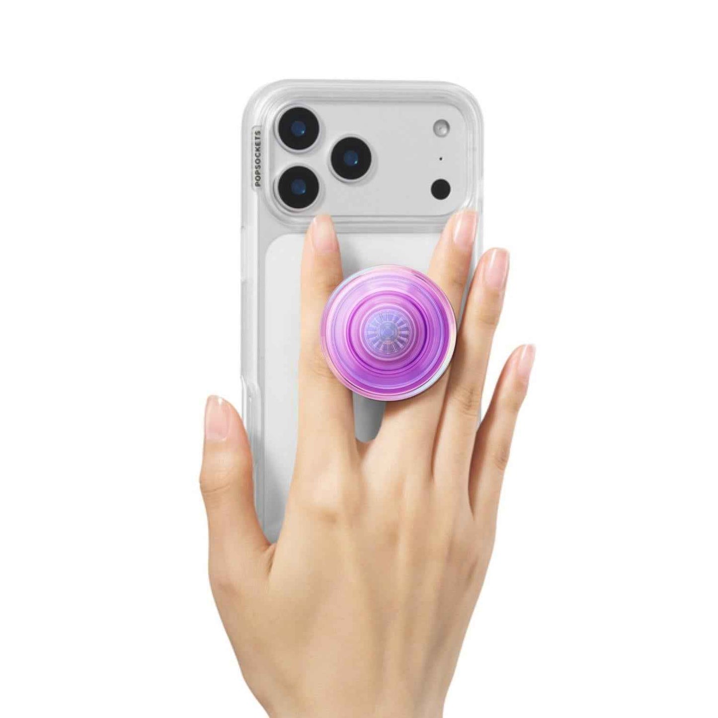 PopSockets PopTop Phone Grip/Holder (Iridescent Pink)