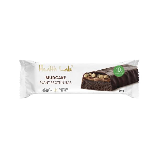 HEALTH LAB MUDCAKE PLANT-PROTEIN BAR 50G